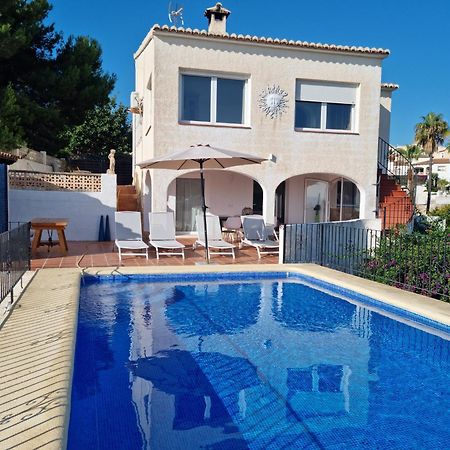 Meerblick Villa Mit Terrasse, Pool Und Kostenlosen Wlan Neu Renoviert Benissa Exterior foto