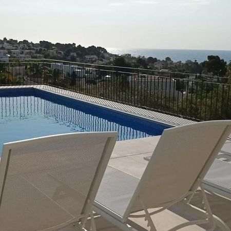 Meerblick Villa Mit Terrasse, Pool Und Kostenlosen Wlan Neu Renoviert Benissa Exterior foto