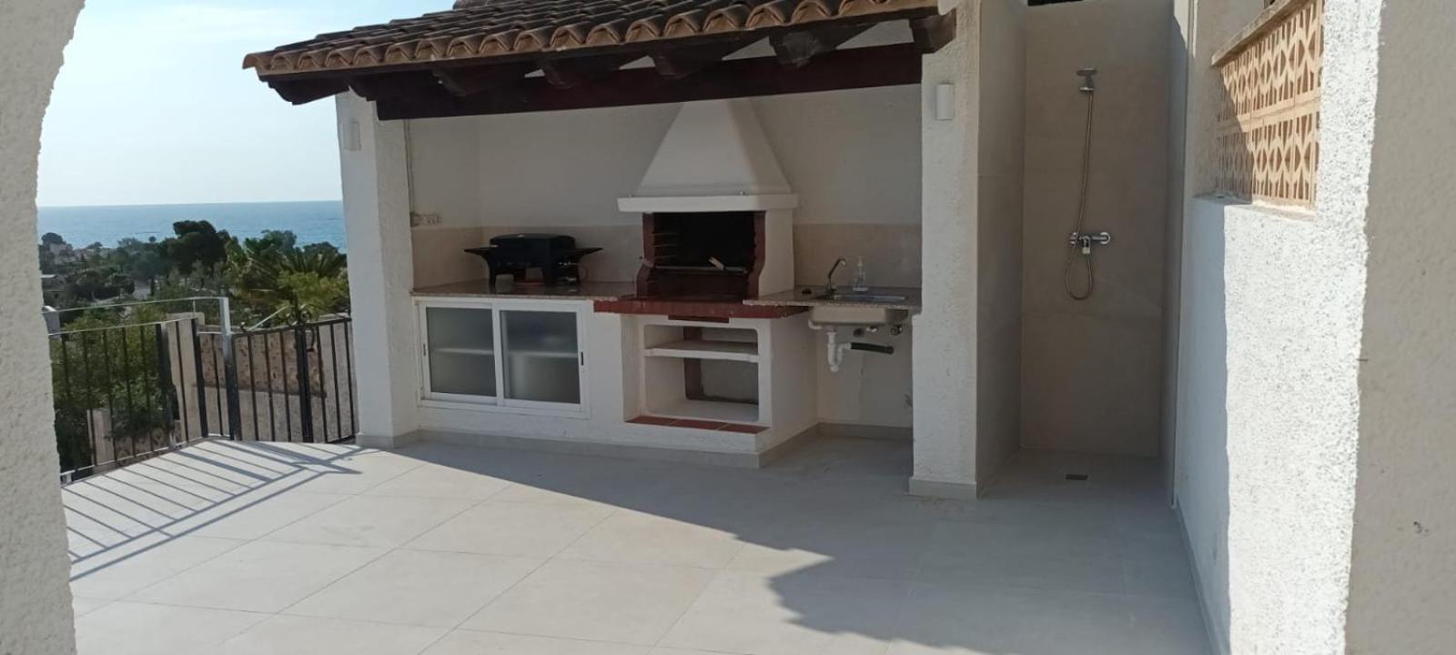 Meerblick Villa Mit Terrasse, Pool Und Kostenlosen Wlan Neu Renoviert Benissa Exterior foto